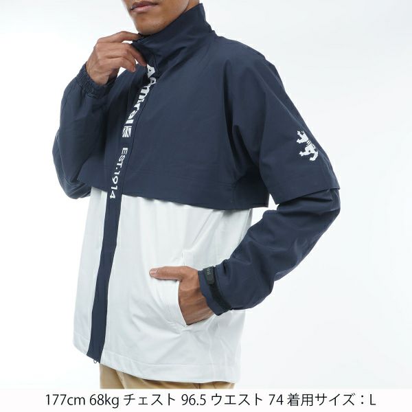 アドミラル ゴルフ Admiral GOLF メンズ メンズ レインジャケット ADMA3R1 詳細2
