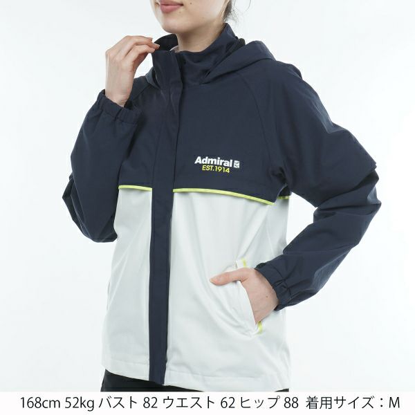 アドミラル ゴルフ Admiral GOLF レディース レディース レインジャケット ADLA3R1 詳細2