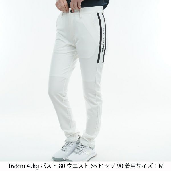 アドミラルゴルフ ホワイト ストレッチ パンツ LL 春夏秋 アドミラルゴルフ ホワイト ストレッチ パンツ LL 春夏秋