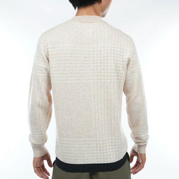 トミー ヒルフィガー ゴルフ Tommy Hilfiger Golf メンズ メンズハウンドトゥース クルーネックセーター THMA374 詳細5
