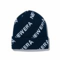ニューエラ NEW ERA メンズ レディース ユニセックス ベーシック カフニット Logo Monogram ネイビー ERMZ336W 詳細1