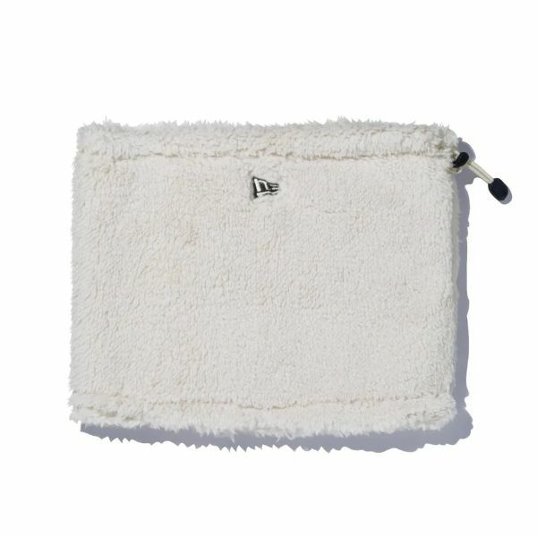 ニューエラ NEW ERA メンズ レディース ユニセックス ボアフリース ネックウォーマー オフホワイト ERMG1FMB 詳細1