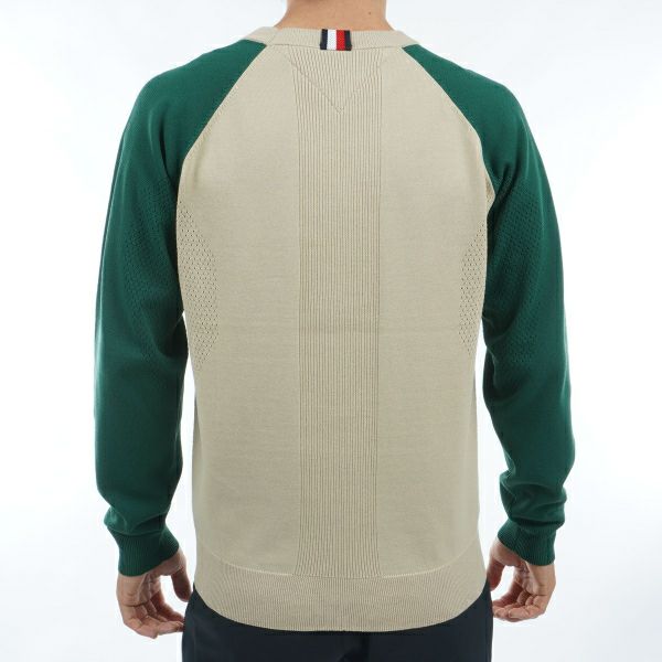 トミー ヒルフィガー ゴルフ Tommy Hilfiger Golf メンズ メンズ フロントロゴ クルーネックセーター THMA401 詳細6
