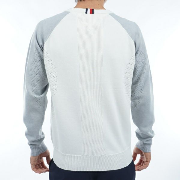 トミー ヒルフィガー ゴルフ Tommy Hilfiger Golf メンズ メンズ フロントロゴ クルーネックセーター THMA401 詳細8
