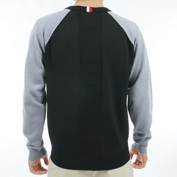 トミー ヒルフィガー ゴルフ Tommy Hilfiger Golf メンズ メンズ フロントロゴ クルーネックセーター THMA401 詳細10