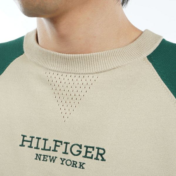 トミー ヒルフィガー ゴルフ Tommy Hilfiger Golf メンズ メンズ フロントロゴ クルーネックセーター THMA401 詳細19