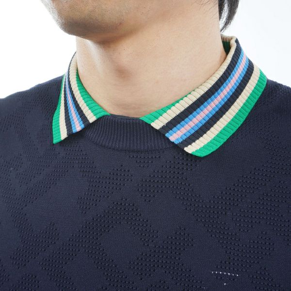 トミー ヒルフィガー ゴルフ Tommy Hilfiger Golf メンズ メンズ THモノグラム クルーネックベスト THMA402 詳細19