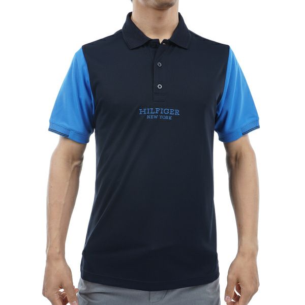 トミー ヒルフィガー ゴルフ Tommy Hilfiger Golf メンズ メンズ カラーブロック 半袖ポロシャツ THMA403 詳細4