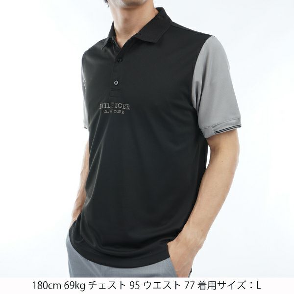 トミー ヒルフィガー ゴルフ Tommy Hilfiger Golf メンズ メンズ カラーブロック 半袖ポロシャツ THMA403 詳細9