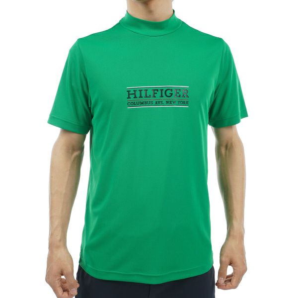 トミー ヒルフィガー ゴルフ Tommy Hilfiger Golf メンズ メンズ フロントロゴ 半袖モックネックシャツ THMA404 詳細1