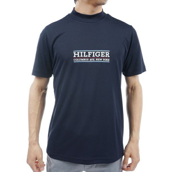 トミー ヒルフィガー ゴルフ Tommy Hilfiger Golf メンズ メンズ フロントロゴ 半袖モックネックシャツ THMA404 詳細4