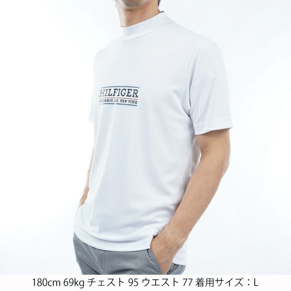 トミー ヒルフィガー ゴルフ Tommy Hilfiger Golf メンズ メンズ フロントロゴ 半袖モックネックシャツ THMA404 詳細8