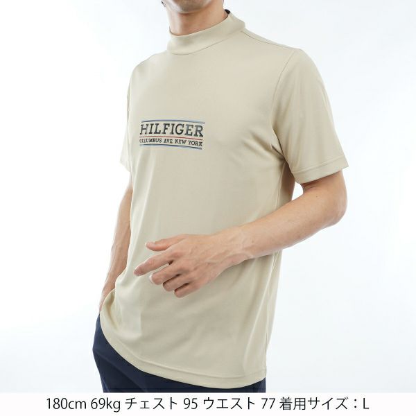 トミー ヒルフィガー ゴルフ Tommy Hilfiger Golf メンズ メンズ フロントロゴ 半袖モックネックシャツ THMA404 詳細10