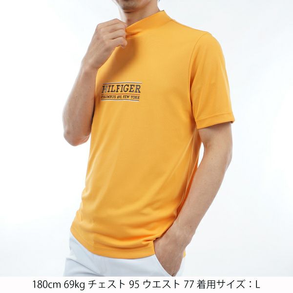 トミー ヒルフィガー ゴルフ Tommy Hilfiger Golf メンズ メンズ フロントロゴ 半袖モックネックシャツ THMA404 詳細14
