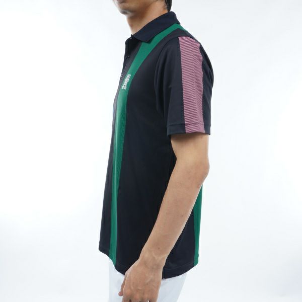 トミー ヒルフィガー ゴルフ Tommy Hilfiger Golf メンズ メンズ ビックマルチストライプ 半袖シャツ THMA405 詳細7