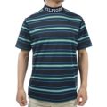 トミー ヒルフィガー ゴルフ Tommy Hilfiger Golf メンズ メンズ マルチボーダー 半袖モックネック THMA406 詳細1