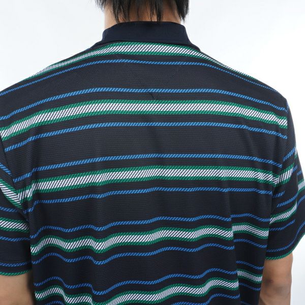 トミー ヒルフィガー ゴルフ Tommy Hilfiger Golf メンズ メンズ マルチボーダー 半袖モックネック THMA406 詳細14