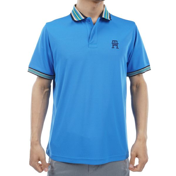 トミー ヒルフィガー ゴルフ Tommy Hilfiger Golf メンズ メンズ マルチライン 半袖ポロシャツ THMA407 詳細4