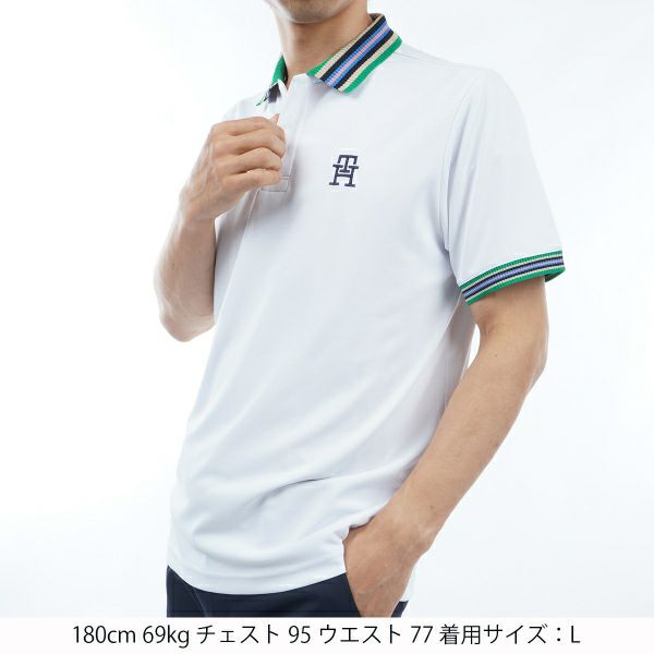 トミー ヒルフィガー ゴルフ Tommy Hilfiger Golf メンズ メンズ マルチライン 半袖ポロシャツ THMA407 詳細7