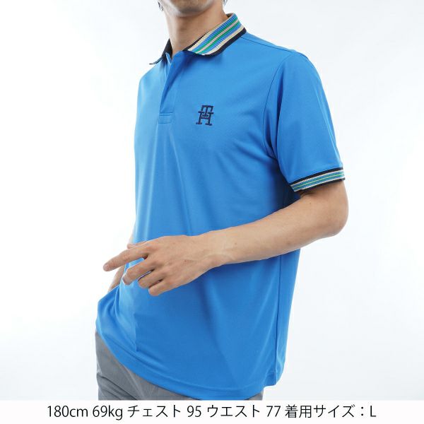 トミー ヒルフィガー ゴルフ Tommy Hilfiger Golf メンズ メンズ マルチライン 半袖ポロシャツ THMA407 詳細11