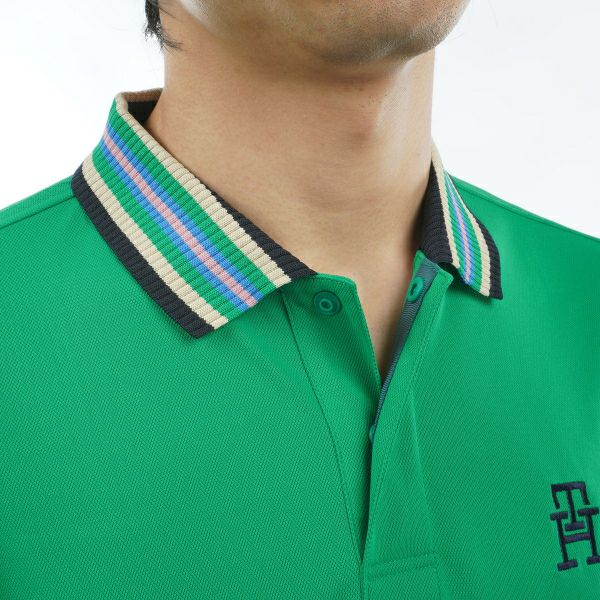 トミー ヒルフィガー ゴルフ Tommy Hilfiger Golf メンズ メンズ マルチライン 半袖ポロシャツ THMA407 詳細18