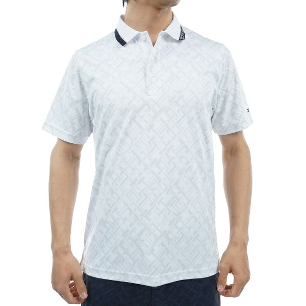 トミー ヒルフィガー ゴルフ Tommy Hilfiger Golf メンズ メンズ THモノグラム 半袖ポロシャツ THMA409 詳細2