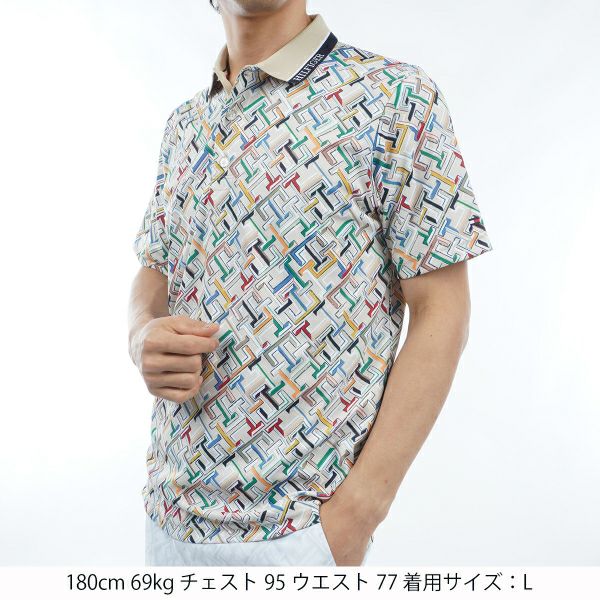 トミー ヒルフィガー ゴルフ Tommy Hilfiger Golf メンズ メンズ THモノグラム 半袖ポロシャツ THMA409 詳細9