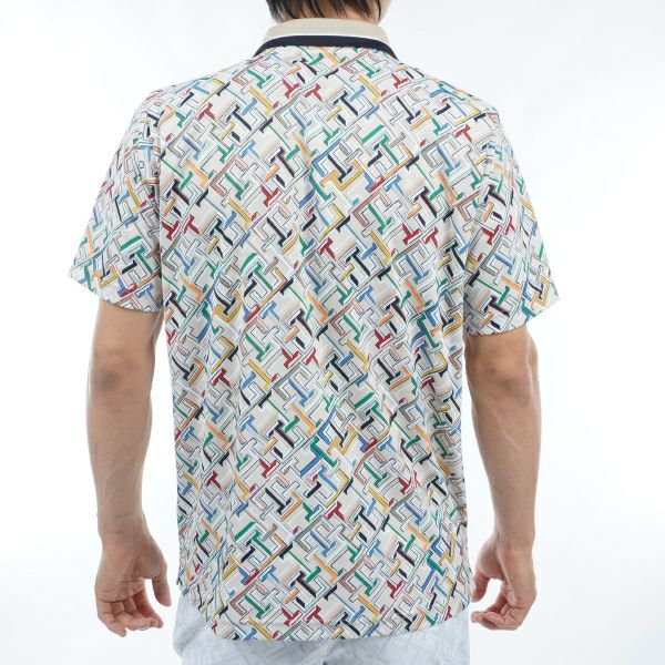 トミー ヒルフィガー ゴルフ Tommy Hilfiger Golf メンズ メンズ THモノグラム 半袖ポロシャツ THMA409 詳細10