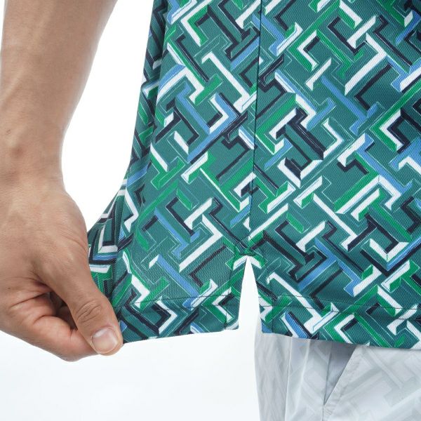 トミー ヒルフィガー ゴルフ Tommy Hilfiger Golf メンズ メンズ THモノグラム 半袖ポロシャツ THMA409 詳細15