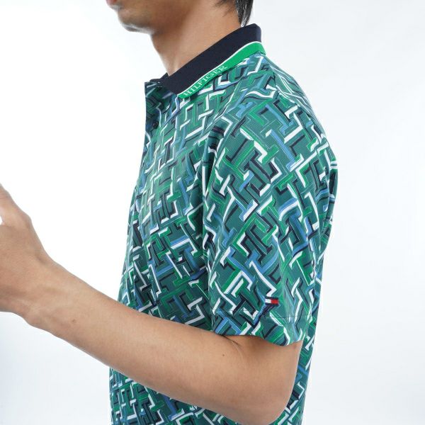 トミー ヒルフィガー ゴルフ Tommy Hilfiger Golf メンズ メンズ THモノグラム 半袖ポロシャツ THMA409 詳細16