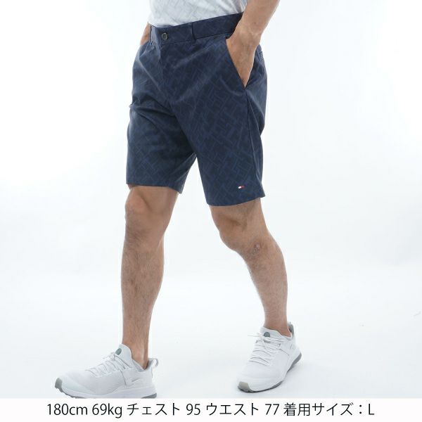 トミー ヒルフィガー ゴルフ Tommy Hilfiger Golf メンズ メンズ THモノグラム ショートパンツ THMA410 詳細9