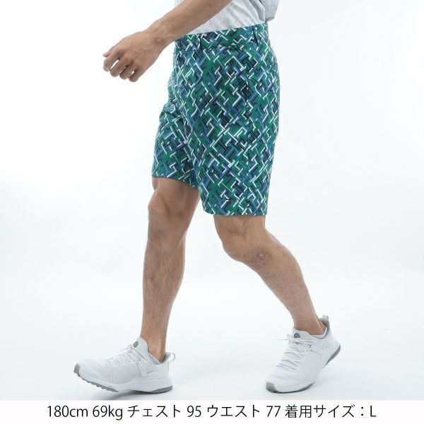 トミー ヒルフィガー ゴルフ Tommy Hilfiger Golf メンズ メンズ THモノグラム ショートパンツ THMA410 詳細11