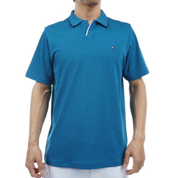 トミー ヒルフィガー ゴルフ Tommy Hilfiger Golf メンズ メンズ トラックグラフィック 半袖スキッパーシャツ THMA414 詳細3