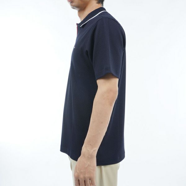 トミー ヒルフィガー ゴルフ Tommy Hilfiger Golf メンズ メンズ トラックグラフィック 半袖スキッパーシャツ THMA414 詳細10