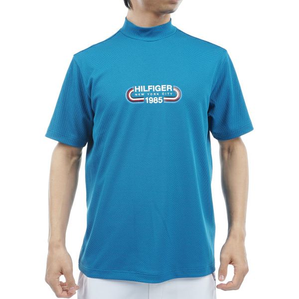 トミー ヒルフィガー ゴルフ Tommy Hilfiger Golf メンズ メンズ トラックグラフィック 半袖モックネックシャツ THMA416 詳細3
