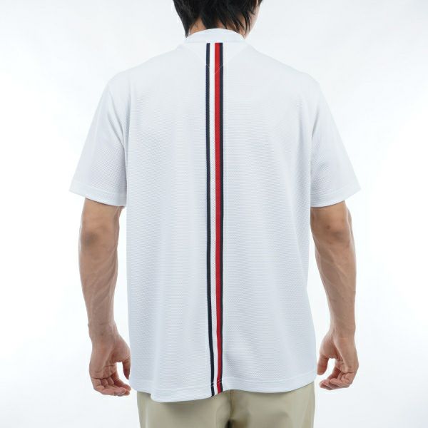 トミー ヒルフィガー ゴルフ Tommy Hilfiger Golf メンズ メンズ トラックグラフィック 半袖モックネックシャツ THMA416 詳細5