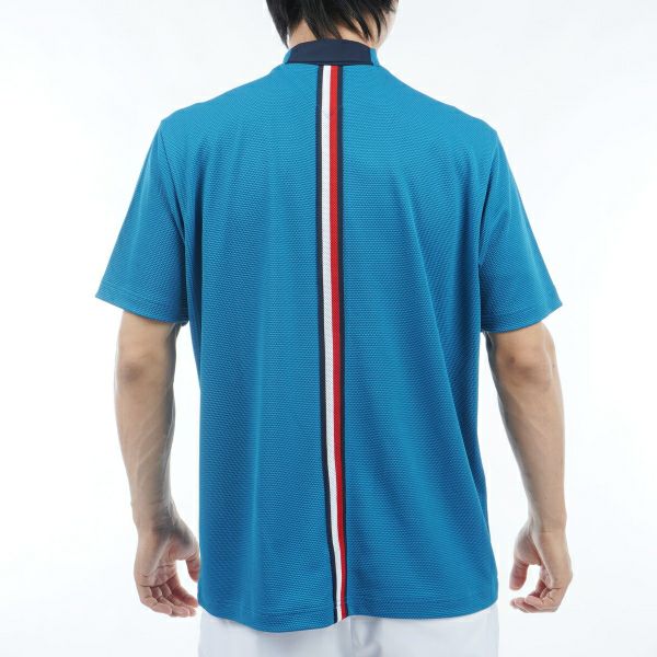 トミー ヒルフィガー ゴルフ Tommy Hilfiger Golf メンズ メンズ トラックグラフィック 半袖モックネックシャツ THMA416 詳細9