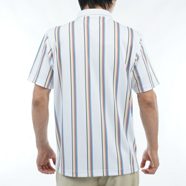 トミー ヒルフィガー ゴルフ Tommy Hilfiger Golf メンズ メンズ マルチストライプ 半袖シャツ THMA417 詳細6