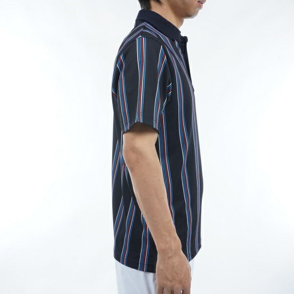 トミー ヒルフィガー ゴルフ Tommy Hilfiger Golf メンズ メンズ マルチストライプ 半袖シャツ THMA417 詳細8