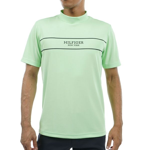 トミー ヒルフィガー ゴルフ Tommy Hilfiger Golf メンズ メンズ パネルストライプ 半袖モックネックシャツ THMA420 詳細6