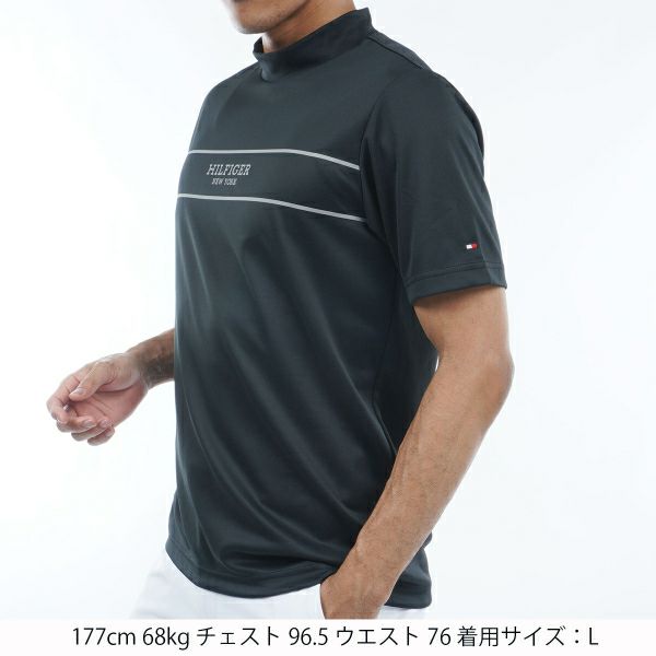 40％OFF】[トミー ヒルフィガー ゴルフ]メンズ パネルストライプ 半袖
