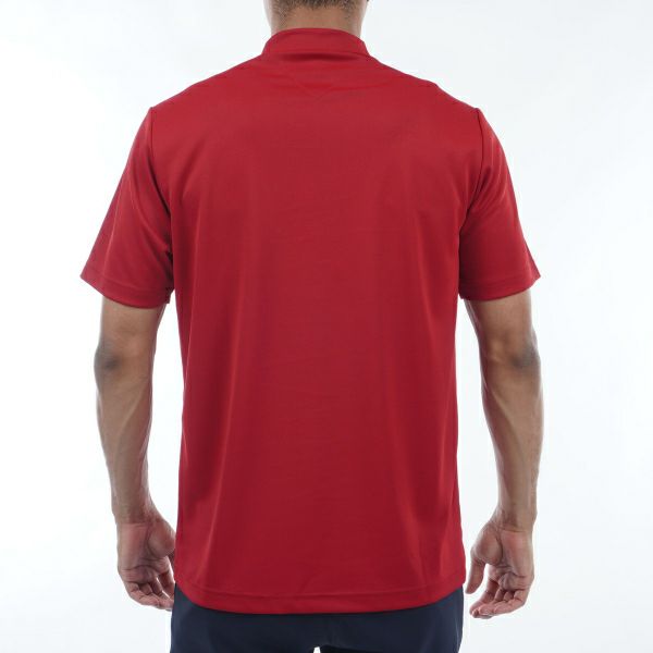 トミー ヒルフィガー ゴルフ Tommy Hilfiger Golf メンズ メンズ パネルストライプ 半袖モックネックシャツ THMA420 詳細16