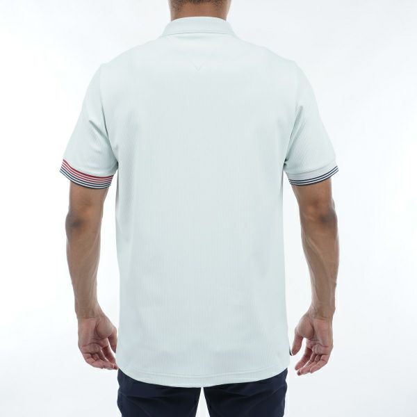 トミー ヒルフィガー ゴルフ Tommy Hilfiger Golf メンズ メンズ トリコットストライプ 半袖シャツ THMA421 詳細8