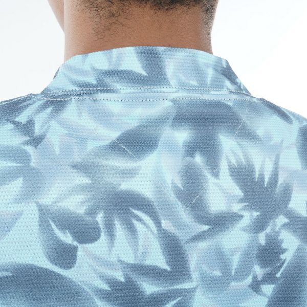 トミー ヒルフィガー ゴルフ Tommy Hilfiger Golf メンズ メンズ 木漏れ日リーフ 半袖モックシャツ THMA435 詳細14