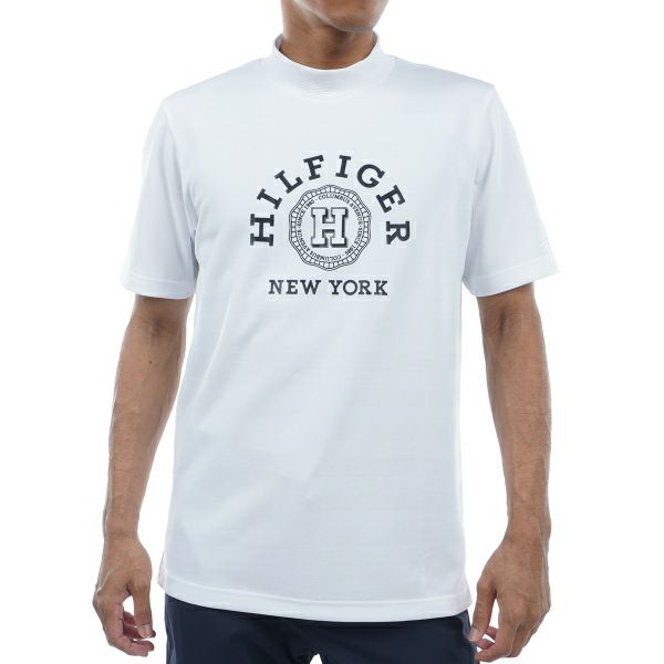 トミー ヒルフィガー ゴルフ Tommy Hilfiger Golf メンズ メンズ カレッジロゴ 半袖モックシャツ THMA437 詳細2