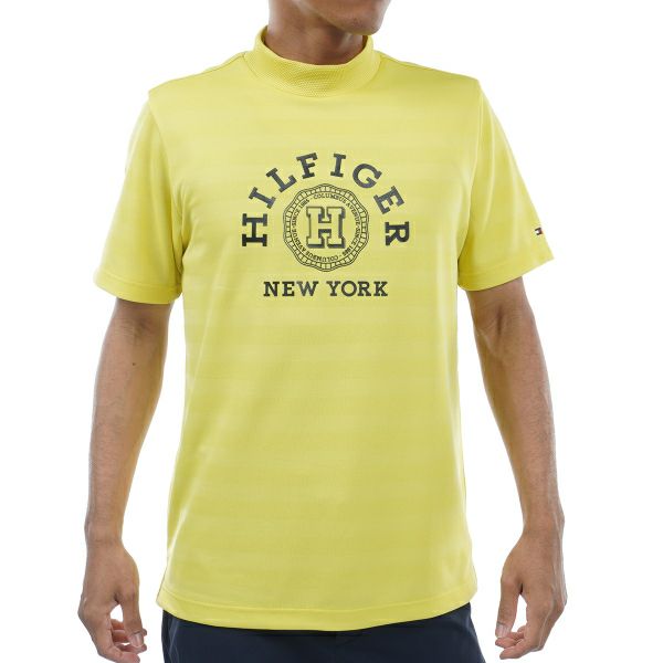 トミー ヒルフィガー ゴルフ Tommy Hilfiger Golf メンズ メンズ カレッジロゴ 半袖モックシャツ THMA437 詳細5
