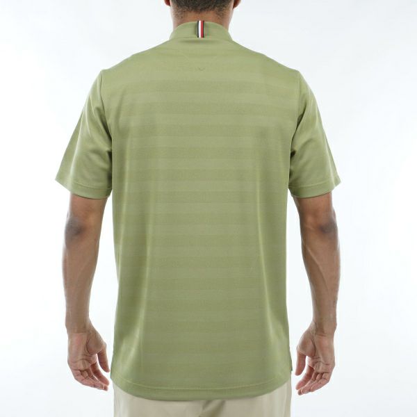 トミー ヒルフィガー ゴルフ Tommy Hilfiger Golf メンズ メンズ カレッジロゴ 半袖モックシャツ THMA437 詳細7