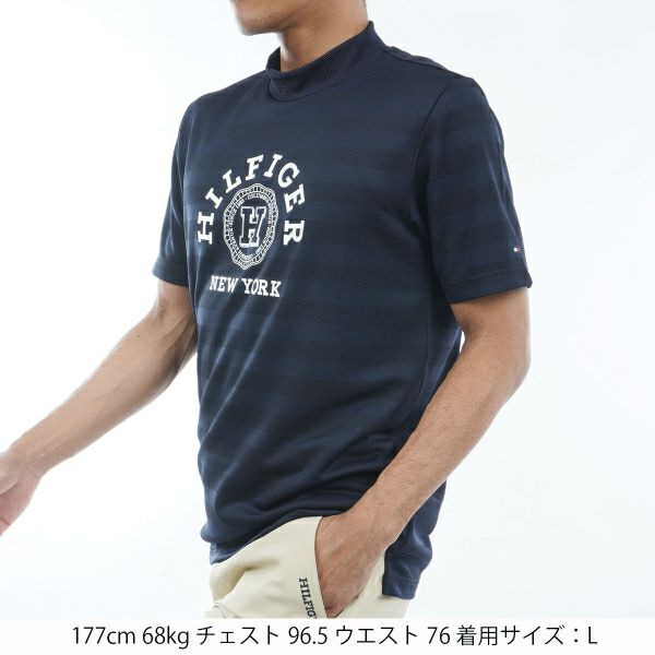 トミー ヒルフィガー ゴルフ Tommy Hilfiger Golf メンズ メンズ カレッジロゴ 半袖モックシャツ THMA437 詳細10