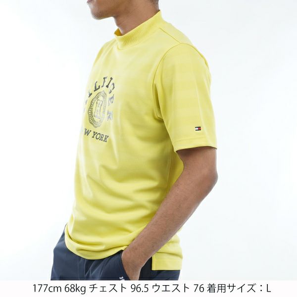 トミー ヒルフィガー ゴルフ Tommy Hilfiger Golf メンズ メンズ カレッジロゴ 半袖モックシャツ THMA437 詳細14