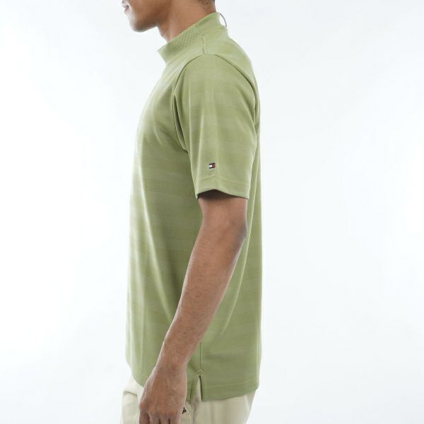 トミー ヒルフィガー ゴルフ Tommy Hilfiger Golf メンズ メンズ カレッジロゴ 半袖モックシャツ THMA437 詳細16